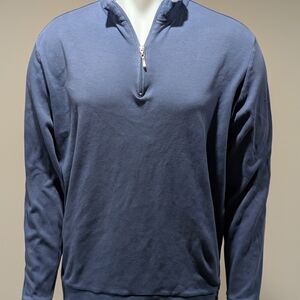 Peter Millar Light Blue Quarter-Zip